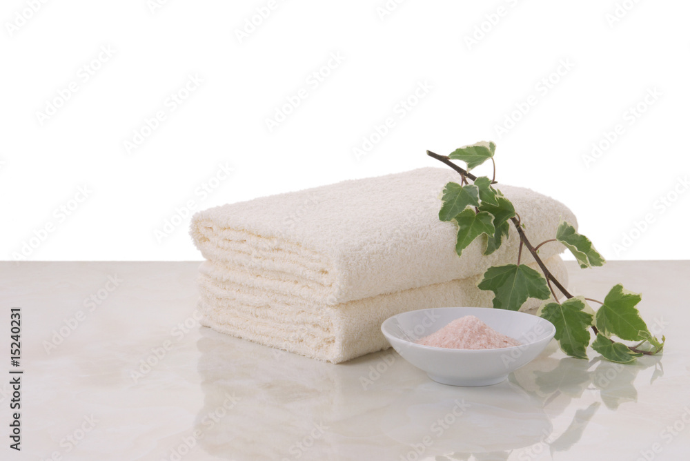 towels and rose salt towels and rose salt