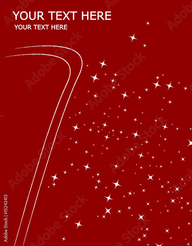 Abstract red star vector