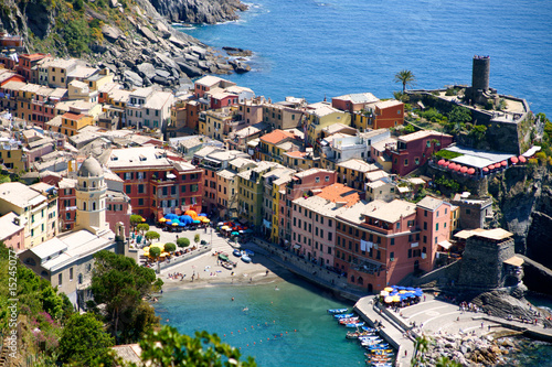 Fototapeta Naklejka Na Ścianę i Meble -  Vernazza village in Cinque Terre, Italy