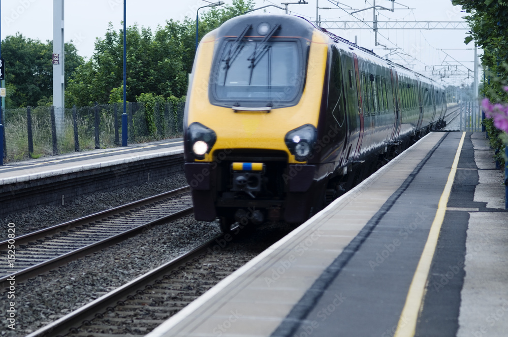 Fototapeta premium High speed train in England