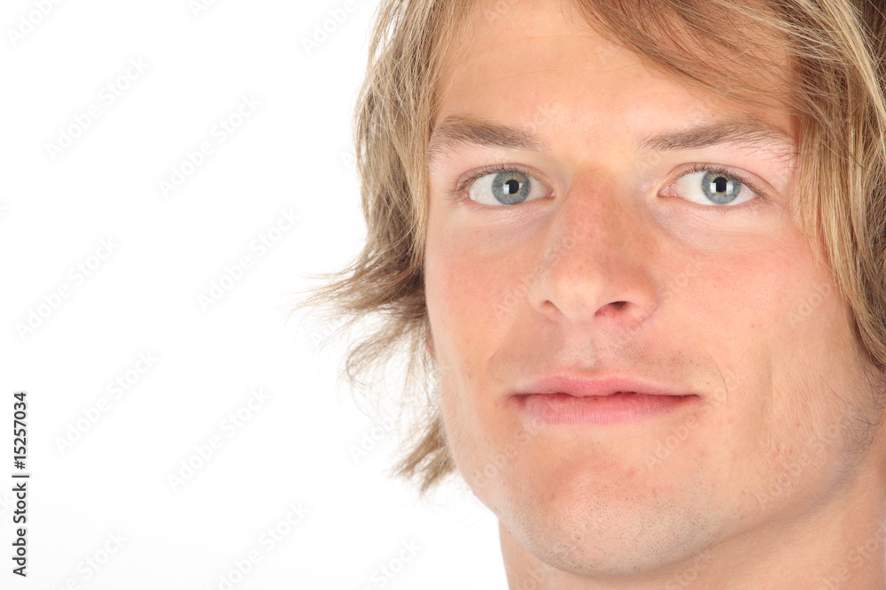 Fototapeta premium man looking at camera