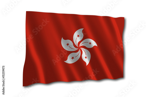 Hongkong Flagge hong kong flag