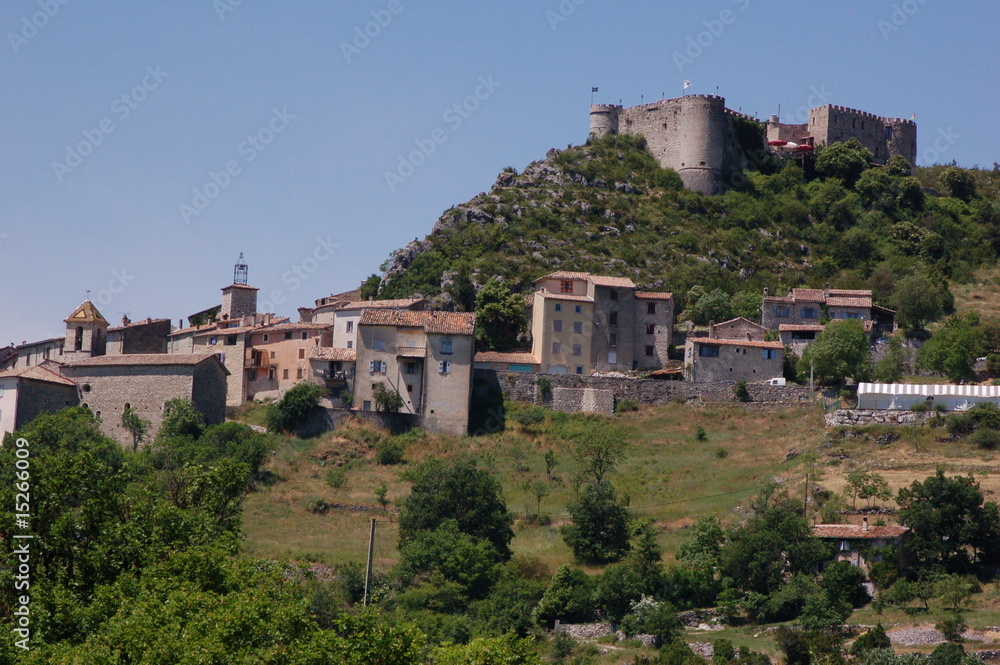 Trigance ; Village provençal
