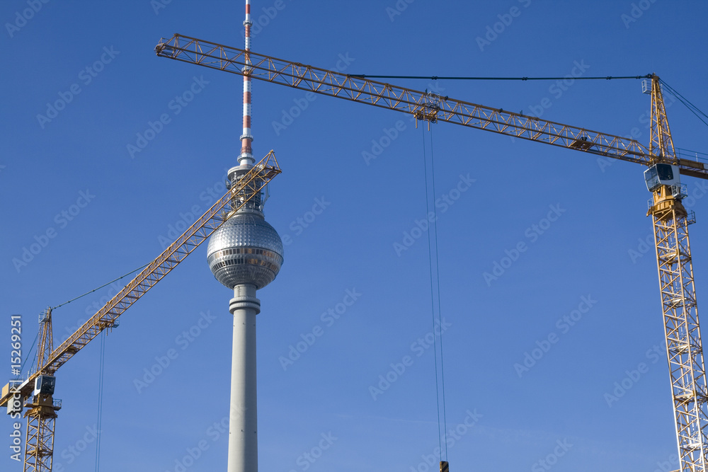 Obraz premium Construction side in Berlin