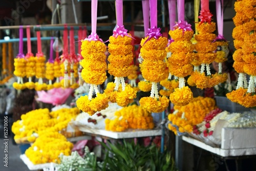 Foto collier de fleurs I