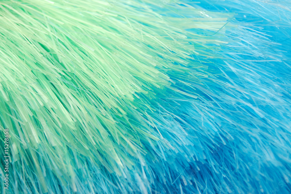 Background from multi-coloured nylon threads close up Background from multi-coloured nylon threads close up