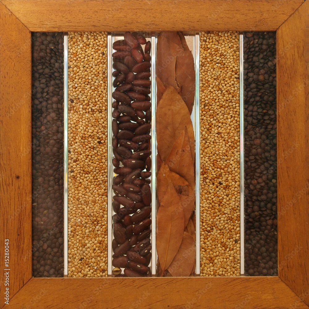 Beans spices and leaves Beans spices and leaves