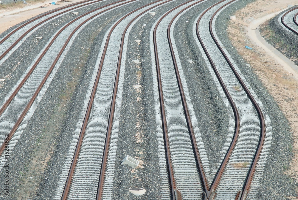 Railroad tracks Railroad tracks