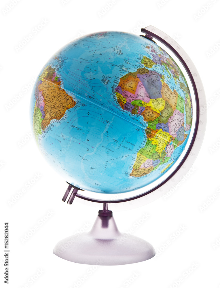 Globe of the World. Europe and Africa Globe of the World. Europe and Africa