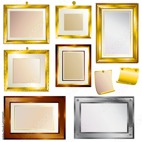 Big set of vintage beautiful frames