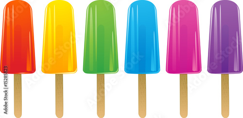 fruit ice lollies