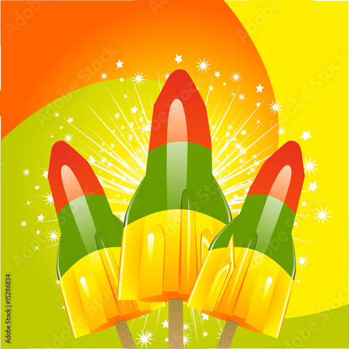 fruit ice lollies