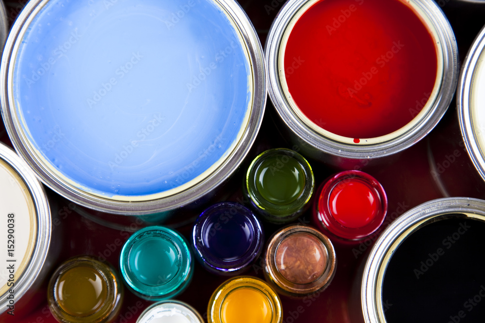 Fotografie Paint cans