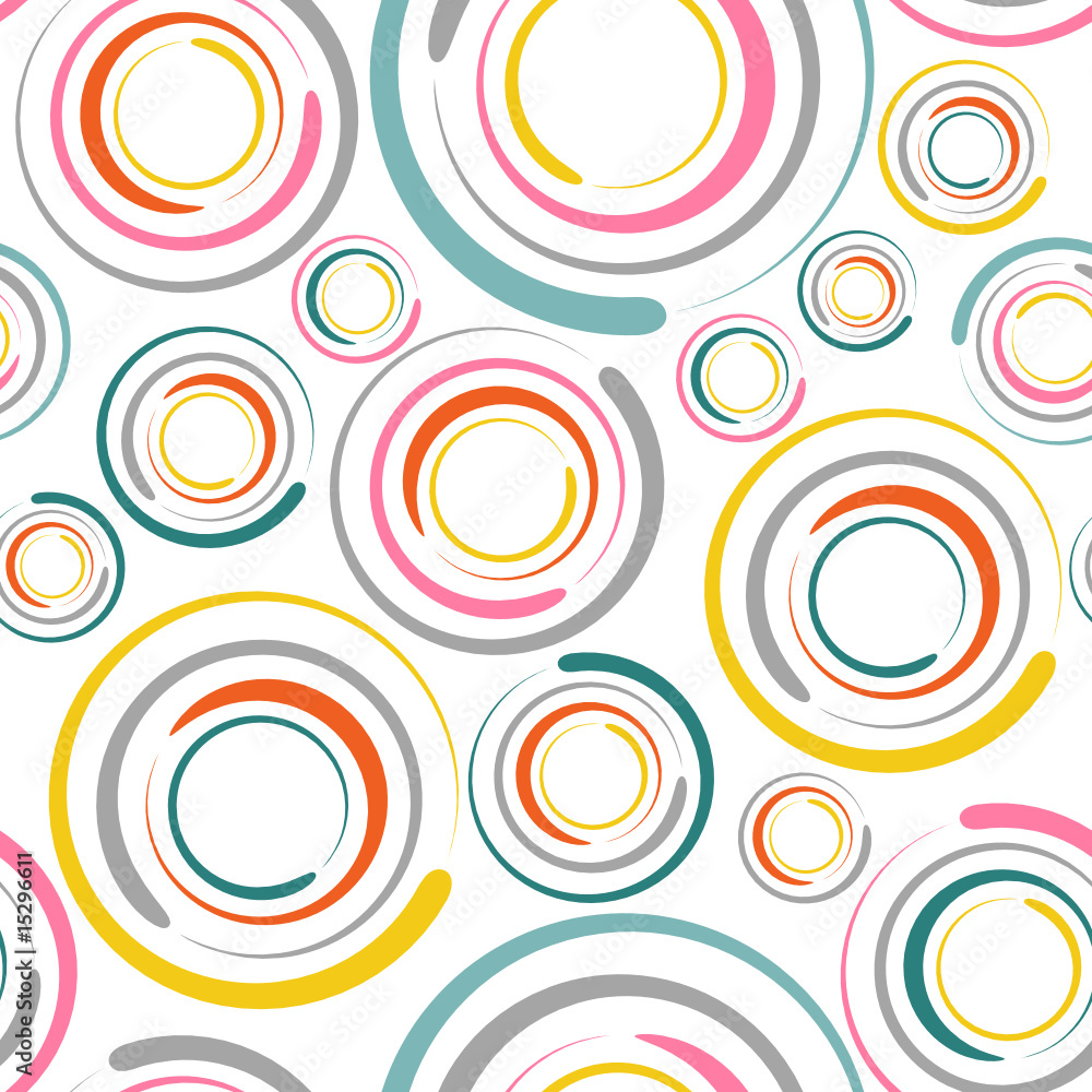 circles seamless pattern