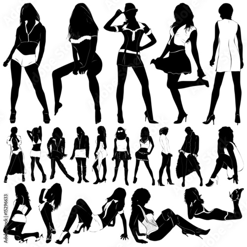 fashion sexy women vector (clothes detail)