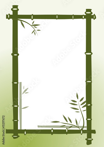 bambus karte illustration