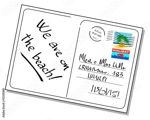 Cartolina con messaggio