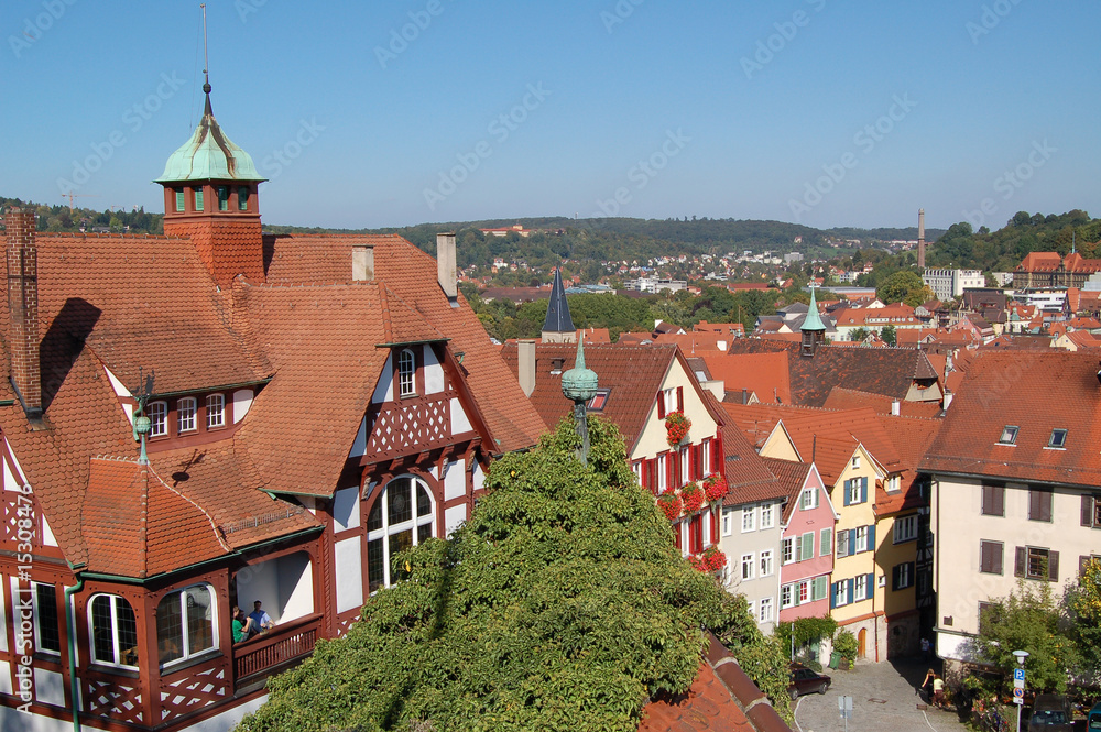 Tübingen unterhalb vom Schloss