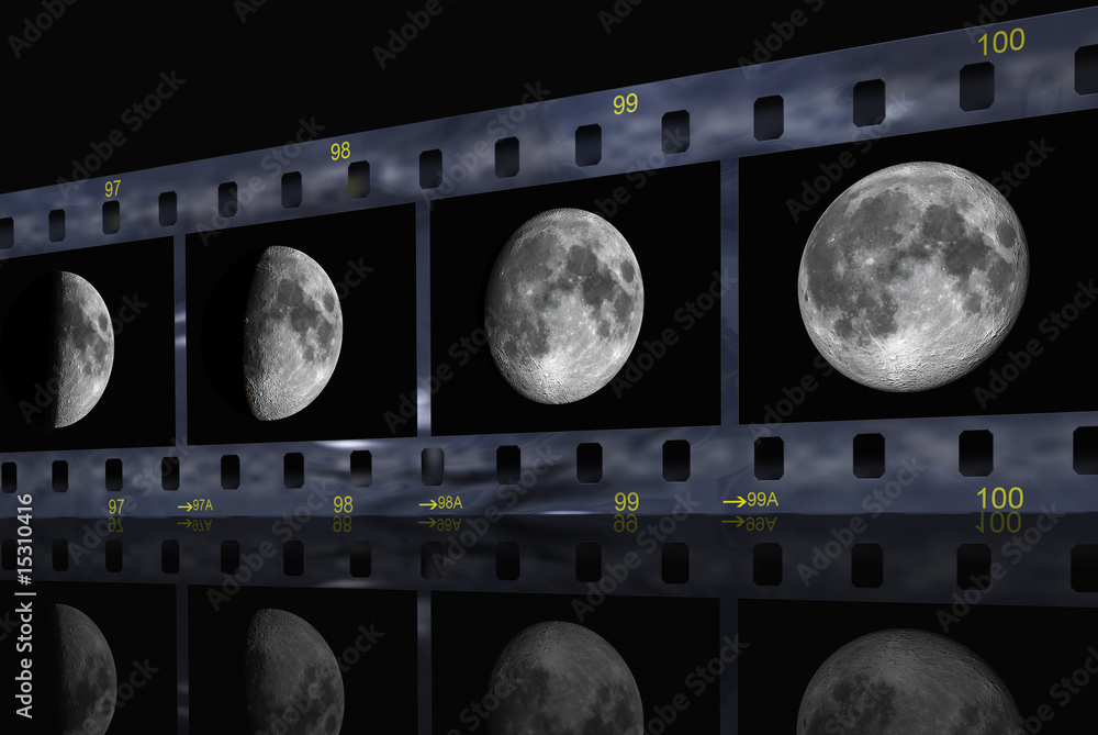Obraz premium fase lunare