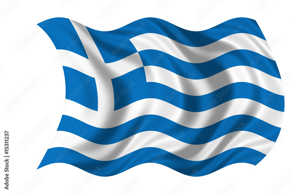 Obraz premium greece flag