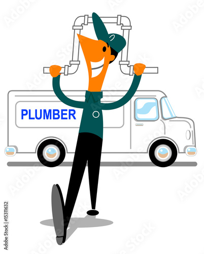 plumber with van