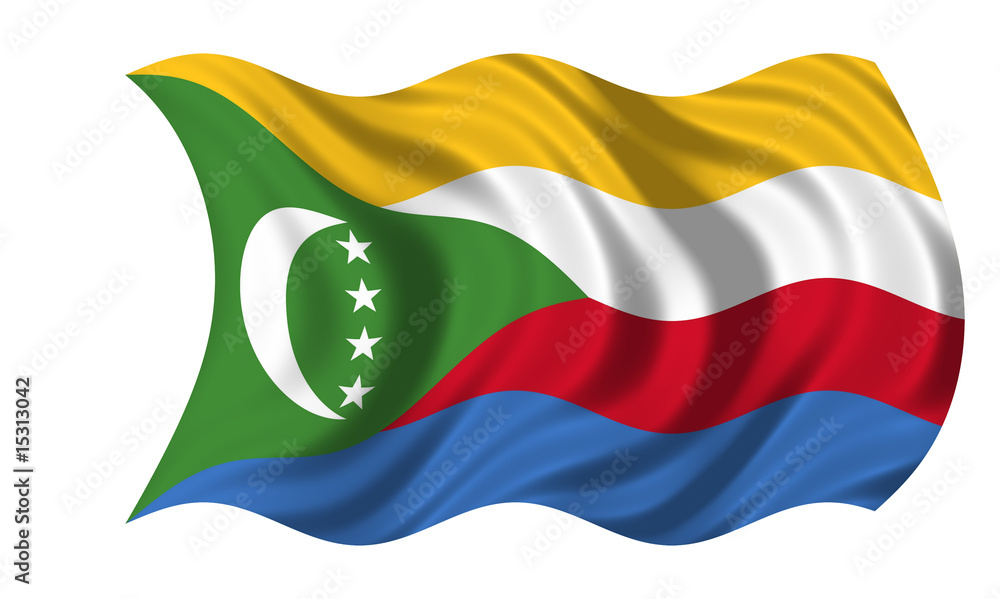 Obraz premium Comoros Flag
