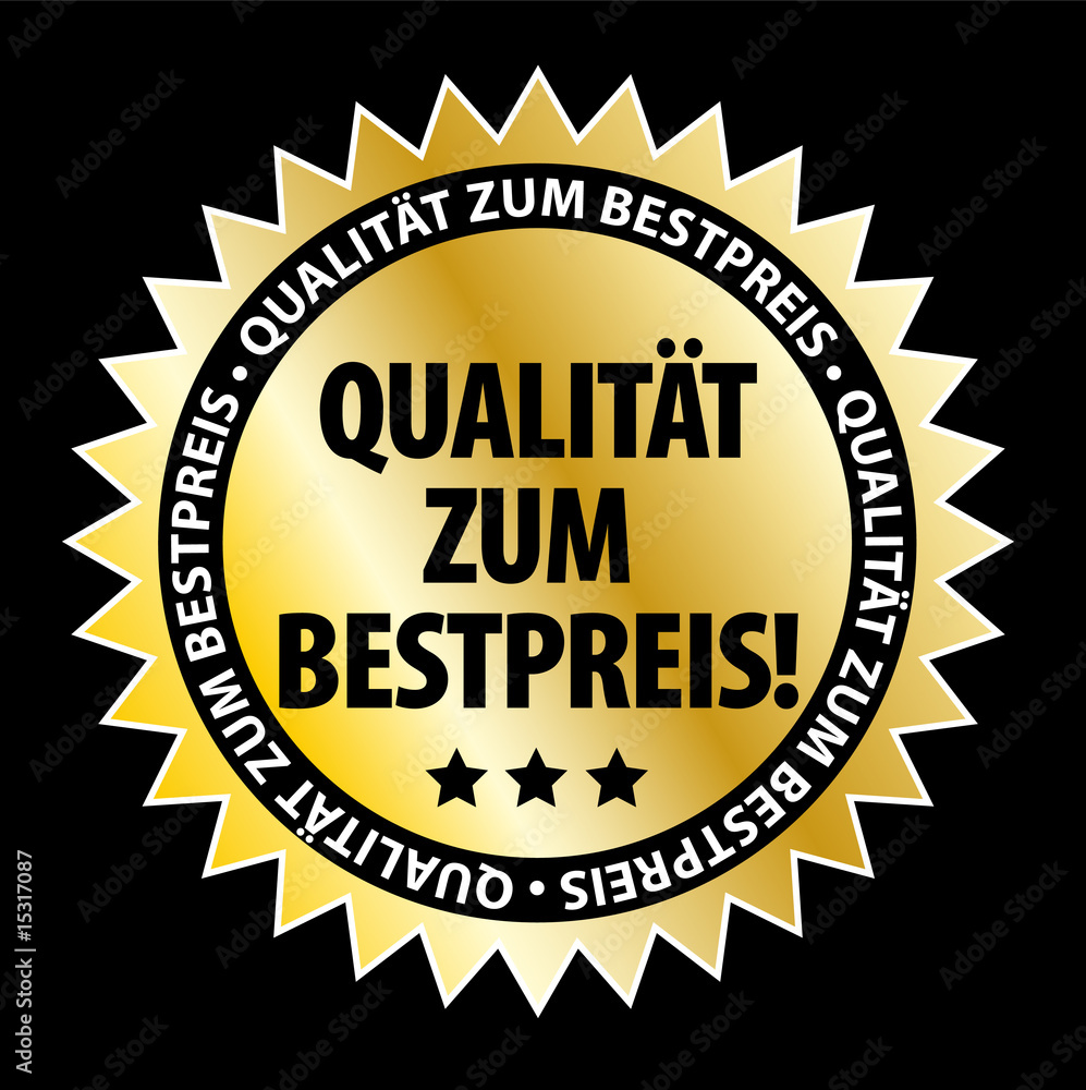 Qualität zum Bestpreis! Button