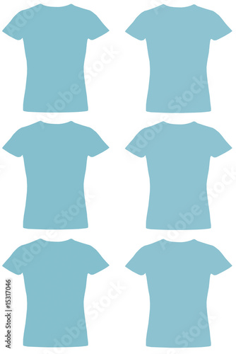 tee shirt bleu clair