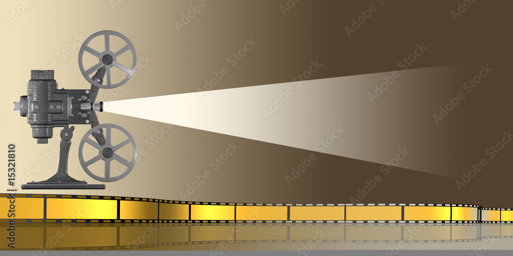 Naklejka premium cinéma