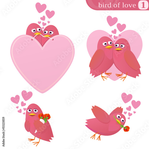 Oiseau de l'amour 1 (détouré)