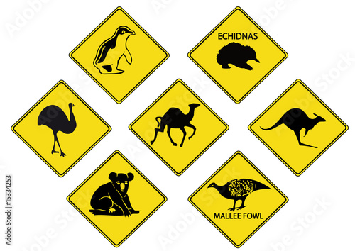 Australians Road-Signs