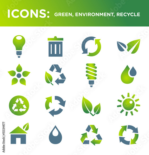 ICONS: green, environment, recycle