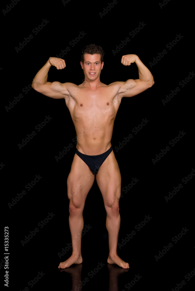 Body Builder, contest pose