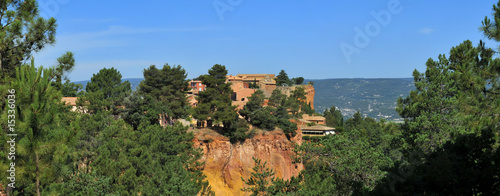 Obraz na płótnie roussillon en provence