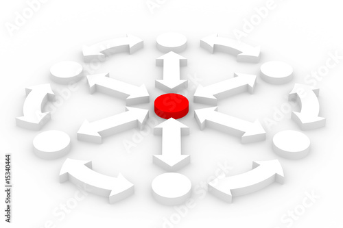 Conceptual image of teamwor...