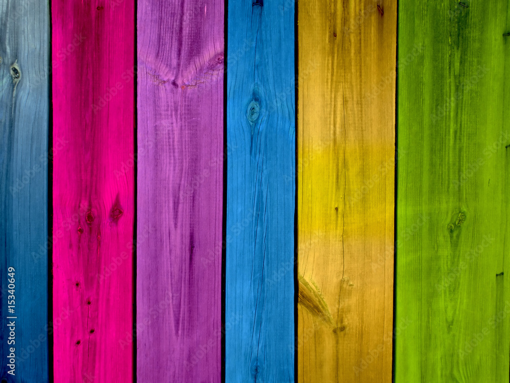 Colored Wooden Planks Background Colored Wooden Planks Background