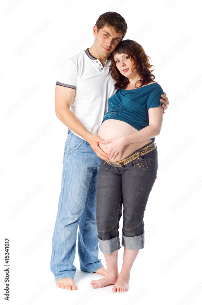 man and pregnant woman man and pregnant woman