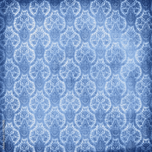 blue victorian wallpaper