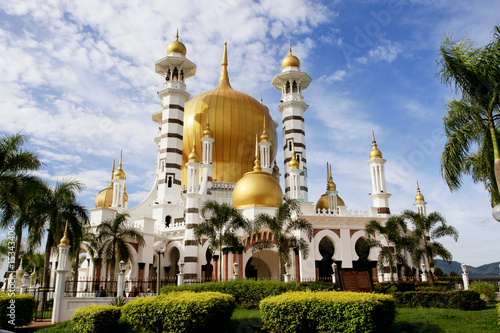 mosque ubudiah, perak, malaysia photo