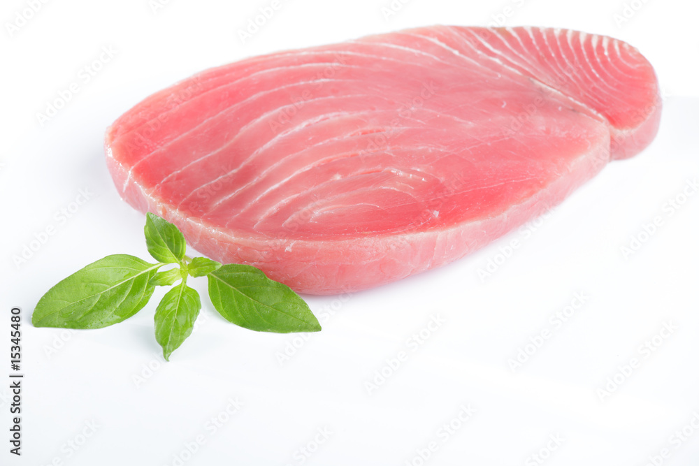 Raw tuna steak Raw tuna steak