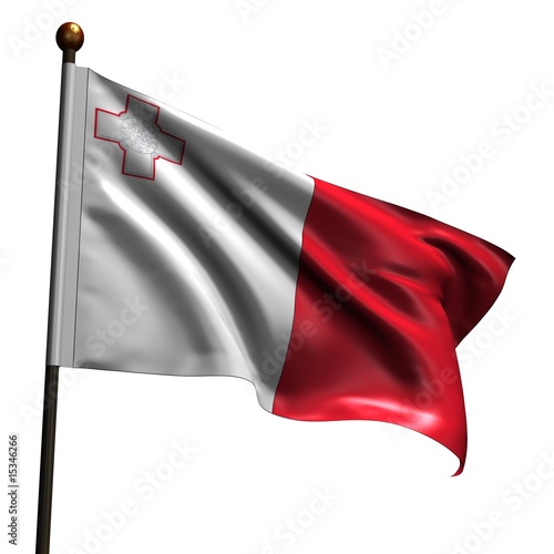 High resolution Maltese flag