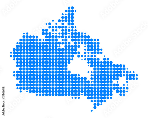 Karte von Kanada