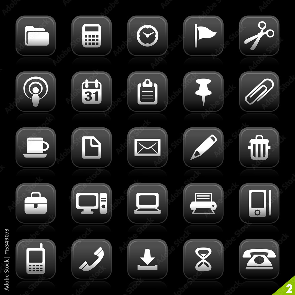 Icon set 2 | Office full pack | Moon series Icon set 2 | Office full pack | Moon series