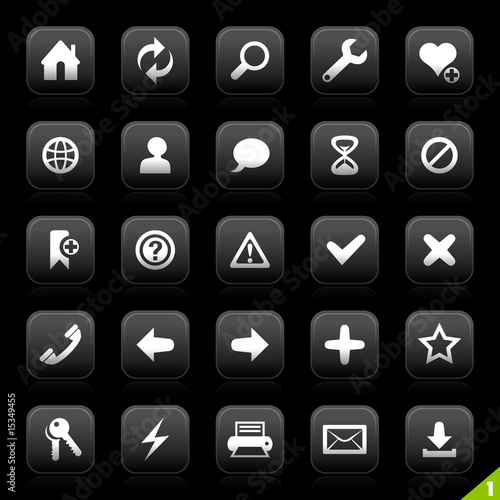 Icon set 1 | Browser full pack | Moon series