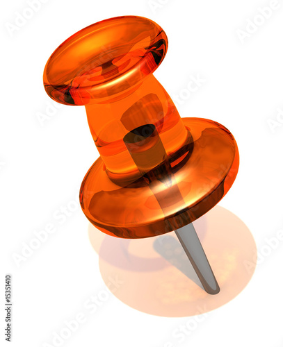 orange pin