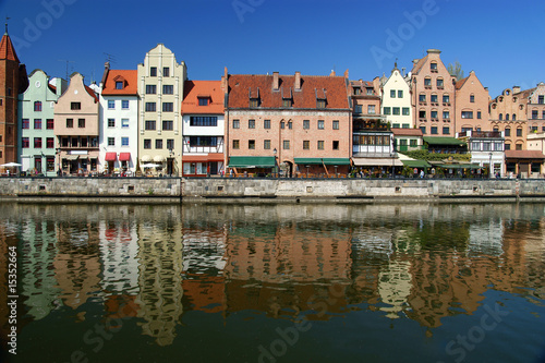 Gdansk, Danzig, Poland shoreline from the 13th century