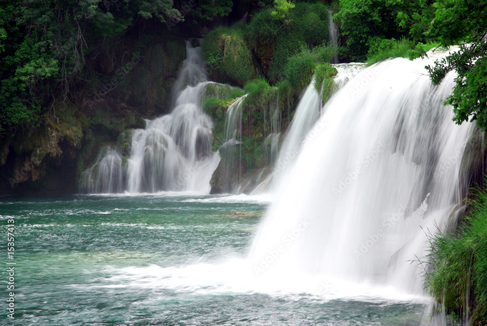 Fototapeta premium Waterfalls in Croatia