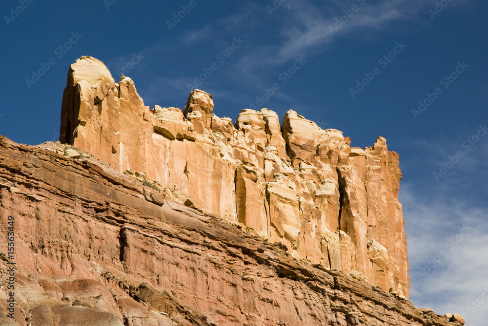 Capital Reef sandstone formations