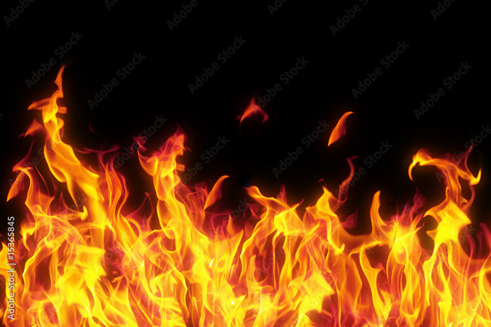 flame isolated over black background flame isolated over black background