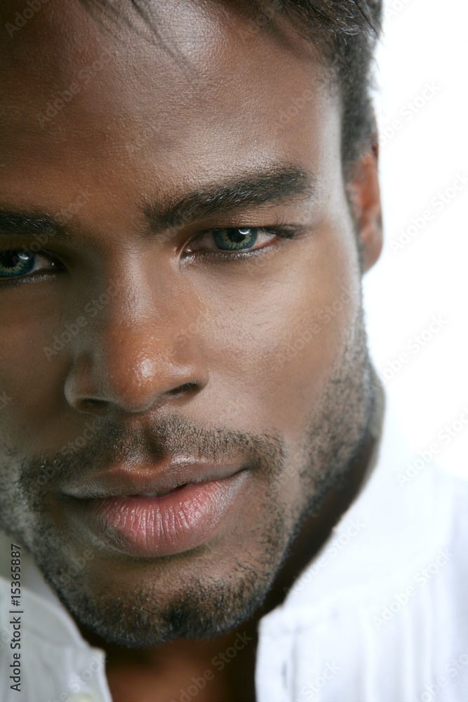 Fototapeta premium African american cute black young man portrait